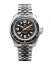 Strieborné pánske hodinky Momentum Watches s ocelovým pásikom Sea Quartz 30 Black 42MM