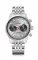 Zilverkleurig herenhorloge van Delma Watches met stalen riem band Continental Silver 42MM Automatic