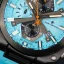 Men's black Ralph Christian watch with a rubber band The Titan Chrono Aqua Volt 45,5MM