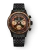 Černé pánské hodinky Nivada Grenchen s ocelovým páskem Chronoking Mecaquartz Steel Black 87041Q10 38MM