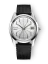 Zilverkleurig herenhorloge van Nivada Grenchen met rubberen band Antarctic Spider 35012M01 35M