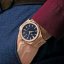 Reloj Paul Rich de oro rosa para hombre con correa de acero Star Dust Frosted - Rose Gold Automatic 45MM