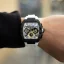 Men's black Ralph Christian watch with a rubber band The Intrepid Sport Carbon Fiber - Polar Sun 42,5MM