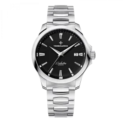 Montre Venezianico pour homme en argent avec bracelet en acier Redentore 1221504C 40MM