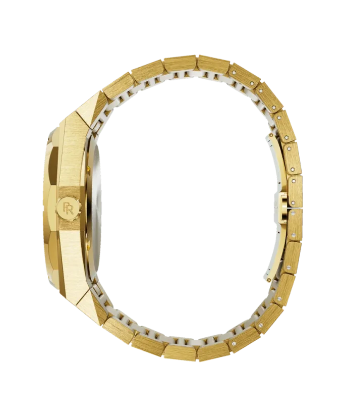 Relógio Paul Rich ouro para homem com bracelete em aço Star Dust II Moonphase - Gold 43MM