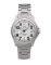 Herrenuhr aus Silber Momentum Watches mit Stahlband Atlas Eclipse Solar White 38MM
