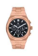 Orologio Paul Rich da uomo in oro rosa con cinturino in acciaio Motorsport - Rose Gold Steel 45MM