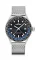 Montre Delma Watches pour homme de couleur argent avec bracelet en acier Cayman Worldtimer Silver / Black 42MM Automatic