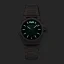 Men's silver Bomberg Watch with steel strap EDGE GREEN 43MM Automatic