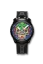 Schwarze Herrenuhr Bomberg Watches mit Gummiband MAYA GREEN 45MM