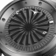 Γκρι ανδρικά ρολόγια Zinvo με λουράκι από γνήσιο δέρμα Blade Encore - Grey 44MM