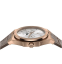 Relógio Valuchi Watches ouro para homens com cinto de couro Lunar Calendar - Rose Gold White Leather 40MM