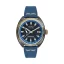 Strieborné pánske hodinky Out Of Order Watches s koženým pásikom Torpedine Blue 42MM Automatic
