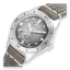 Herrenuhr aus Silber Squale mit Ledergürtel Super-Squale Sunray Grey Leather - Silver 38MM Automatic