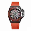 Relógio masculino de prata Mazzucato com bracelete de borracha RIM Sub Black / Orange - 42MM Automatic