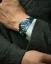 Zilveren herenhorloge van Bomberg Watches met een rubberen band RACING 4.9 Blue 45MM