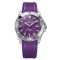 Srebrny męski zegarek Venezianico z gumowym paskiem Nereide Ametista 4521545 42MM Automatic