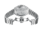 Orologio da uomo NYI Watches in argento con cinturino in acciaio Hudson - Silver 42MM