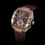 Men's gold Ralph Christian watch with steel strap The Intrepid Sport - Gilded Brown 42,5MM