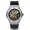 Relógio de homem Ralph Christian prata com elástico Prague Skeleton Deluxe - Silver Automatic 44MM