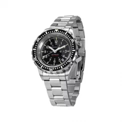Silberne Herrenuhr Marathon Watches mit Stahlband Large Diver's 41MM Automatic