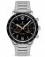 Men's silver watch Vincero with steel strap The Apex Black Ember 42MM