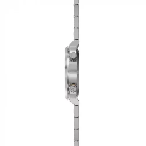 Montre Circula Watches pour homme de couleur argent avec bracelet en acier SuperSport - Black 40MM Automatic