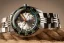 Orologio da uomo NTH Watches in argento con cinturino in acciaio DevilRay GMT With Date - Silver / White Automatic 43MM