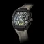 Men's black Ralph Christian watch with a rubber band The Intrepid Sport Carbon Fiber - Ivory Slate 42,5MM