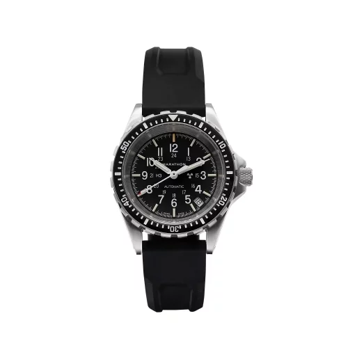 Orologio da uomo Marathon Watches in colore argento con cinturino in acciaio Medium Diver's Automatic 36MM