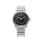 Relógio Praesidus prata para homem com bracelete em aço A-11 Type 44 White 38MM