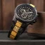 Relógio Louis XVI masculino preto com pulseira de aço Palais Royale 895 - Black 43MM