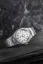Men's silver Nivada Grenchen watch with steel strap 77 SST WHITE MK2 69014A77 With Date 38MM Automatic