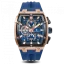 Relógio de homem Ralph Christian ouro com elástico The Polaris Chrono - Rose Gold / Royal Blue 42,5MM