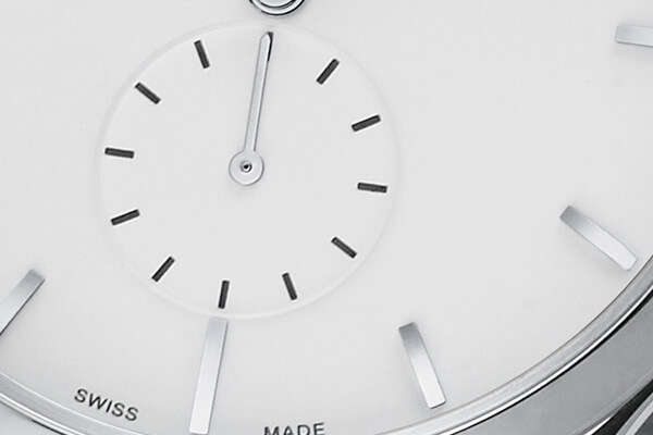 Srebrny męski zegarek Epos ze skórzanym paskiem Originale 3408.208.20.10.15 39MM Automatic