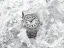 Men's silver Bomberg Watch with steel strap EDGE WHITE 43MM Automatic