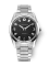 Relógio Nivada Grenchen prata para homens com pulseira de aço Antarctic 35002M20 35MM