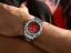 Men's silver Bomberg Watch with steel strap EDGE RED 43MM Automatic