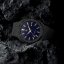 Męski czarny zegarek Rich Paul ze stalowym paskiem Star Dust Frosted - Black Automatic 45MM