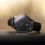 Reloj para hombre Paul Rich negro con correa de cuero genuino Onyx - Leather