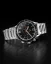 Reloj Vincero de plata para hombre con correa de acero The Apex Black Ember 42MM