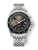 Stříbrné pánské hodinky Nivada Grenchen s ocelovým páskem CHRONOSPORT Mesh 38MM Automatic