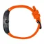 Ralph Christian musta miesten kello kuminauhalla The Intrepid Sport - Neon Orange 42,5MM