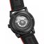 Zwart Zinvo Watches-herenhorloge met echt leren riem Blade Corsa - Black 44MM