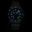 Strieborné pánske hodinky Phoibos Watches s oceľovým pásikom Voyager GMT 100M PY058E Automatic 39MM