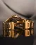 Women's gold Louis XVI watch with steel strap Palais Royale Woman With Diamond 6005 - Gold 38MM