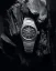 Men's silver Nivada Grenchen watch with steel strap F77 STAINLESS STEEL METEORITE 69041A77C With Date 41MM Automatic