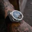 Stříbrné pánské hodinky Ralph Christian s gumovým páskem Prague Skeleton Deluxe - Silver Automatic 44MM