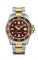 Montre Delma Watches pour homme de couleur argent avec bracelet en acier Commodore Silver / Gold Red 43MM