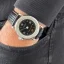 Zilveren herenhorloge van Ferro & Company met leren band Distinct 3 Grand Prix 42MM